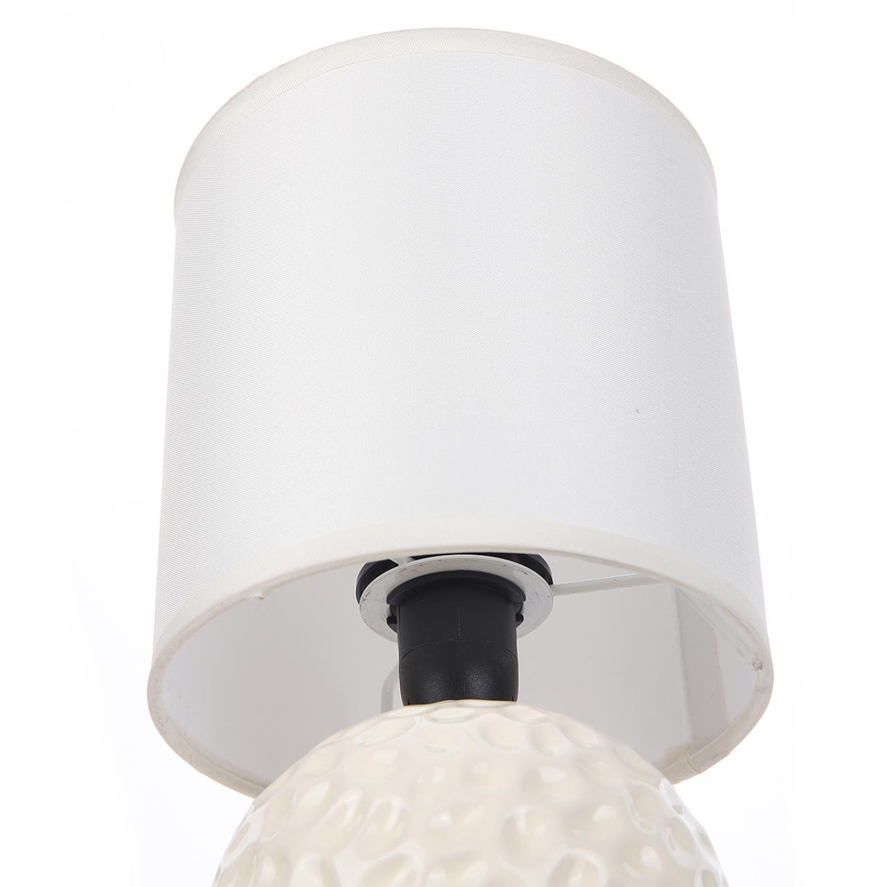 8228/1T MODERNI LN25 000 белый, керамика/текстиль Настольная лампа E14 1*40W 220V MAKOVIA — изображение 5