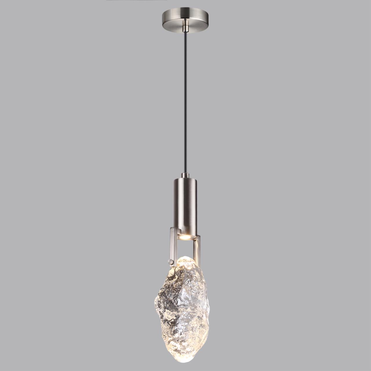 6696/5L MIDCENT ODL24 339 Подвесной светильник матовый никель/металл/стекло IP20 LED 5W 200Лм 3000K LIA — изображение 5