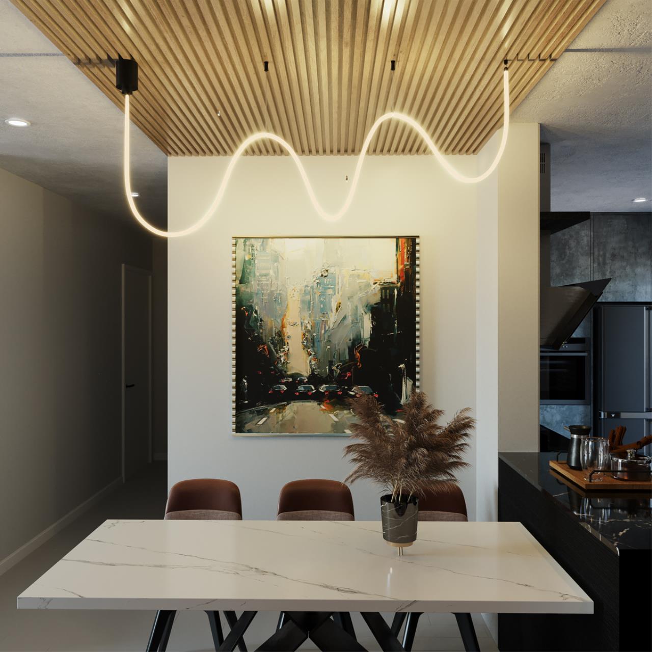 359125 KONST NT23 070 черный База для накладного монтажа светильников 359128-359133 IP20 15-40W 170-265V RAMO — изображение 5