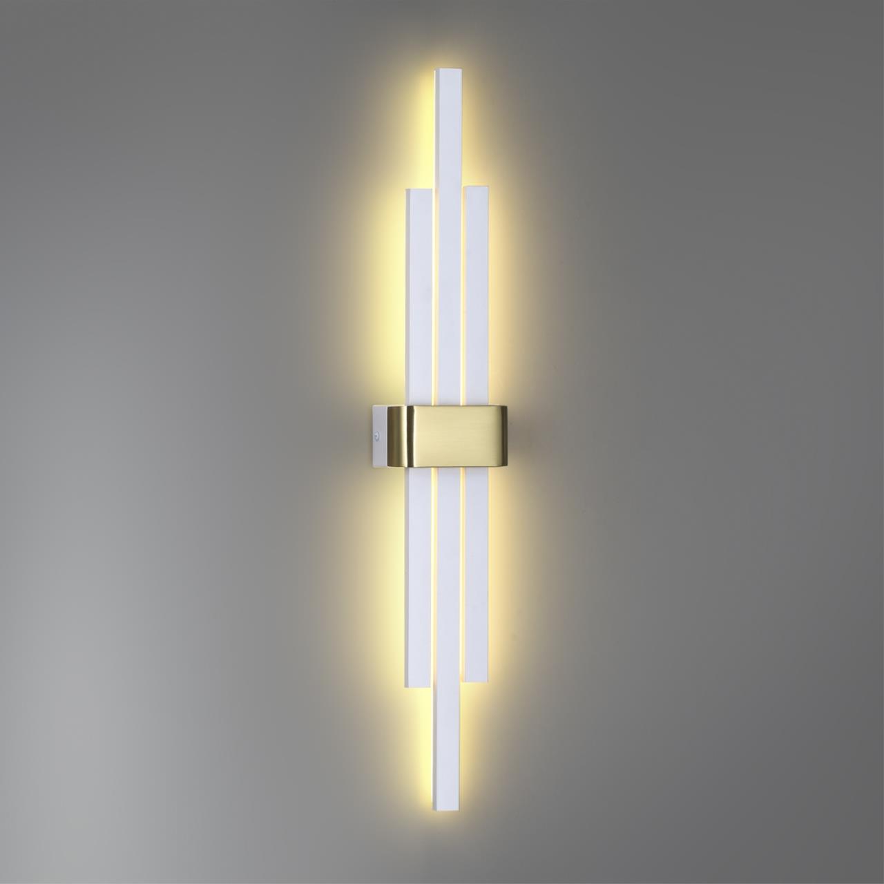 5686/18WL LEDIO LN23 350 золотой, белый Настенный светильник LED 18W 3000K 1350Лм 220V TOVE — изображение 5