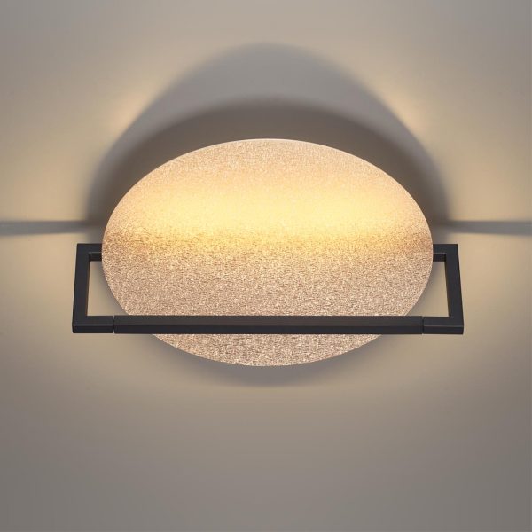 7016/15WL HIGHTECH ODL25 255 золотой ice crack/металл/акрил Настенно-потолочный светильник IP20 LED поворотный 360° 1*15W LUNAR — изображение 5