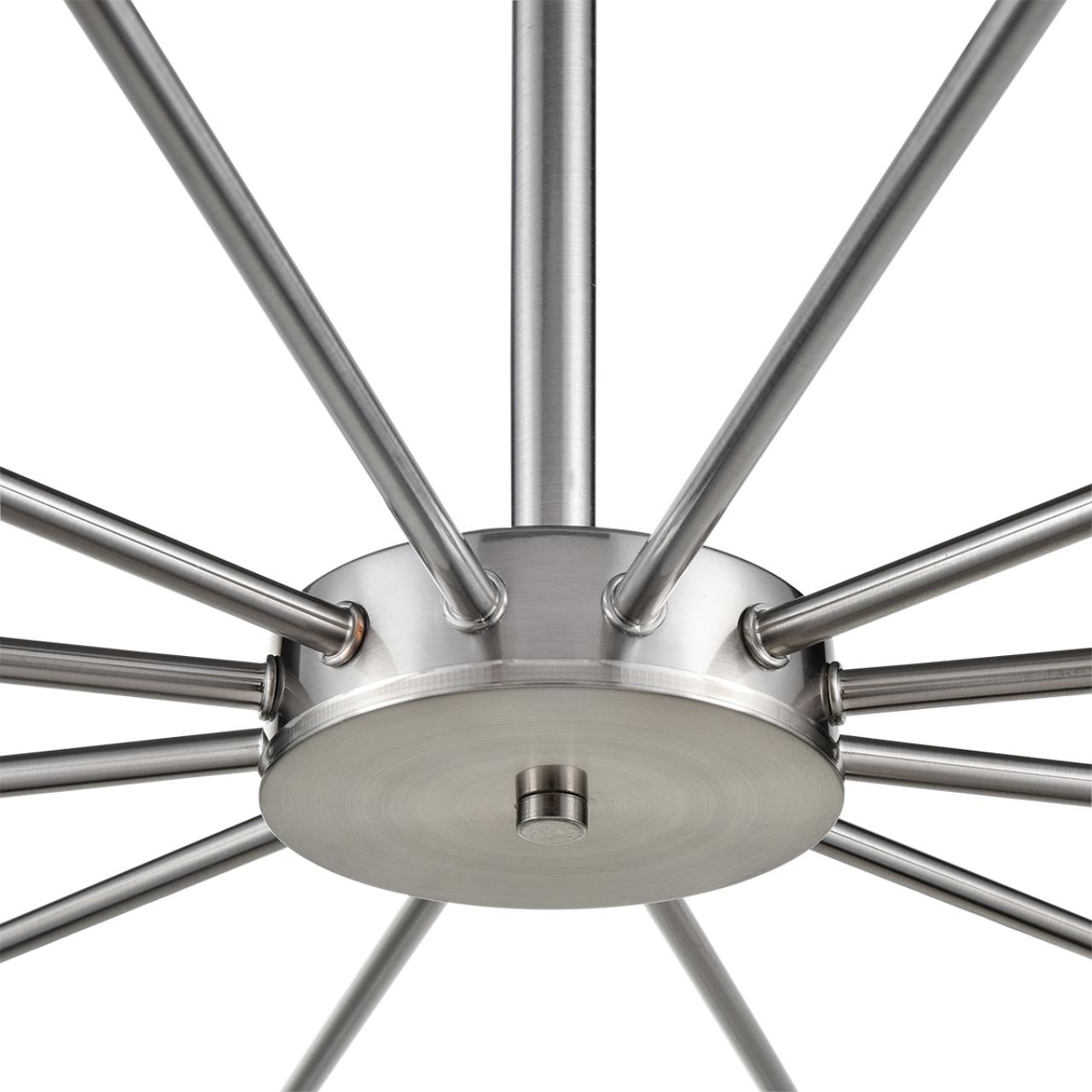 8099/12C COMFI LN25 76 никель/белый металл/стекло Люстра потолочная Е14 12*40W 220V MAVE — изображение 4