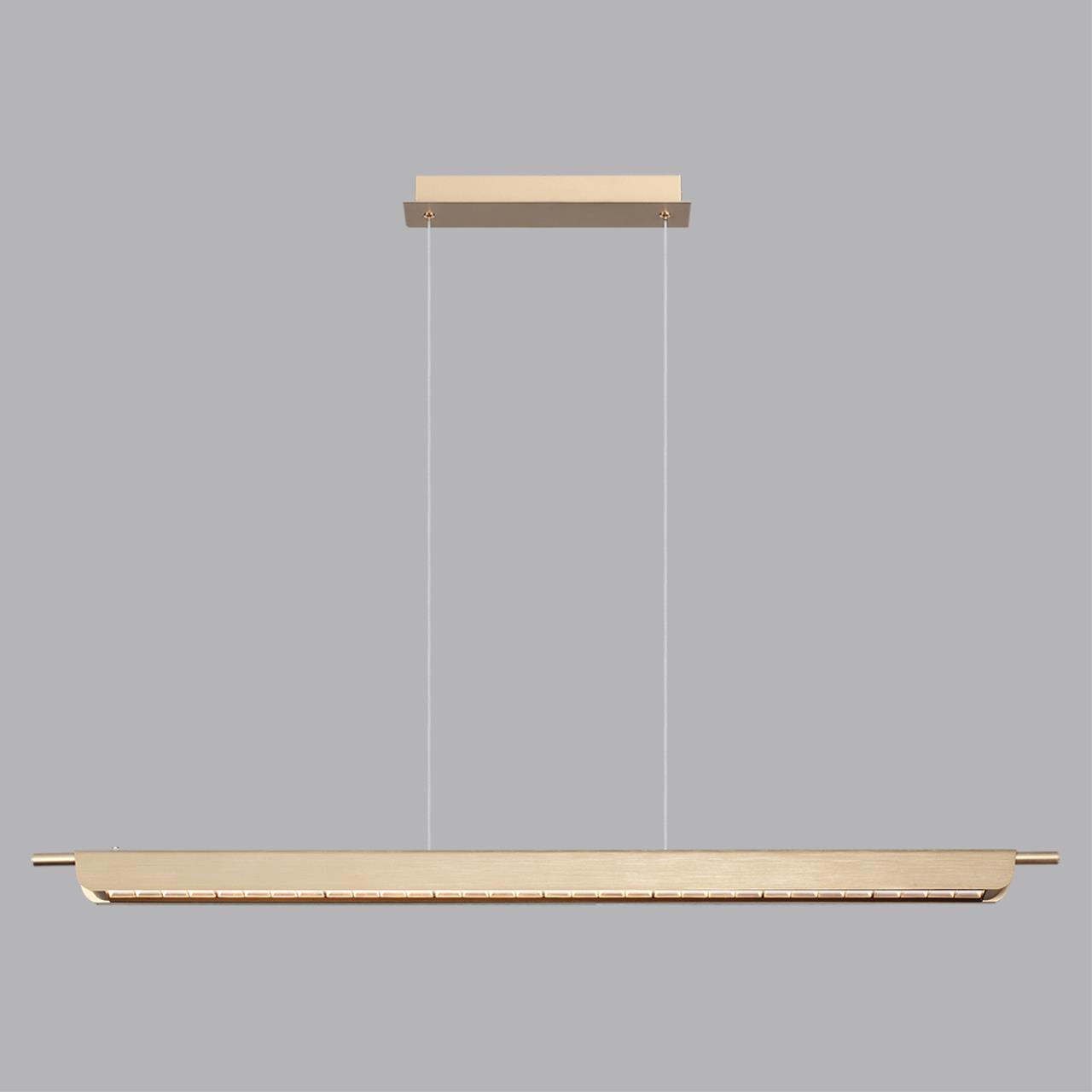 7018/40LA HIGHTECH ODL25 283 Подвесной светильник c сенсорн. вкл. цв. тем-ры 2700-4000-5500K металл/акрил под латунь брашинг IP20 40W CRI 90 220V PUNTO — изображение 6
