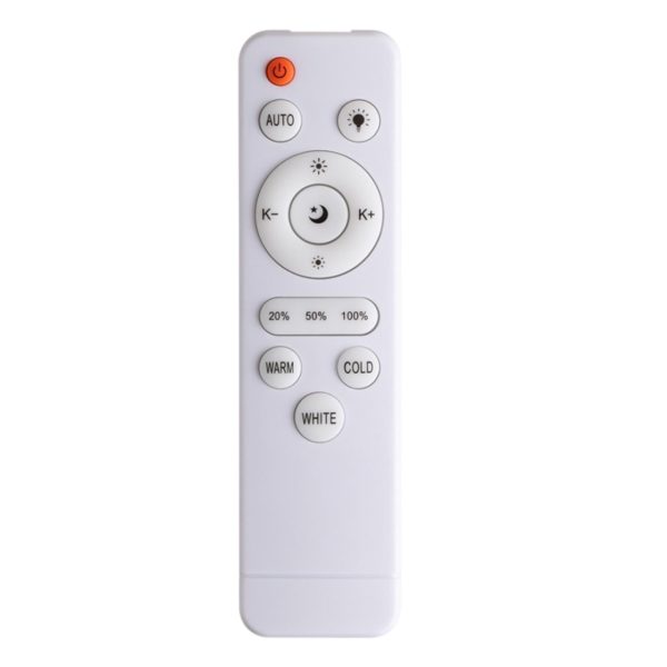2085/DL PALE SN 103 Светильник пластик/белый LED 48Вт 3000-6300K 410х410 IP43 пульт ДУ NORES — изображение 4