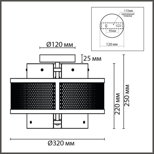 8007/3C MODERNI LN25 251 черный/черный, золотой металл/металл, стекло Потолочный светильник Е14 3*40W 220V ZARINA — изображение 4