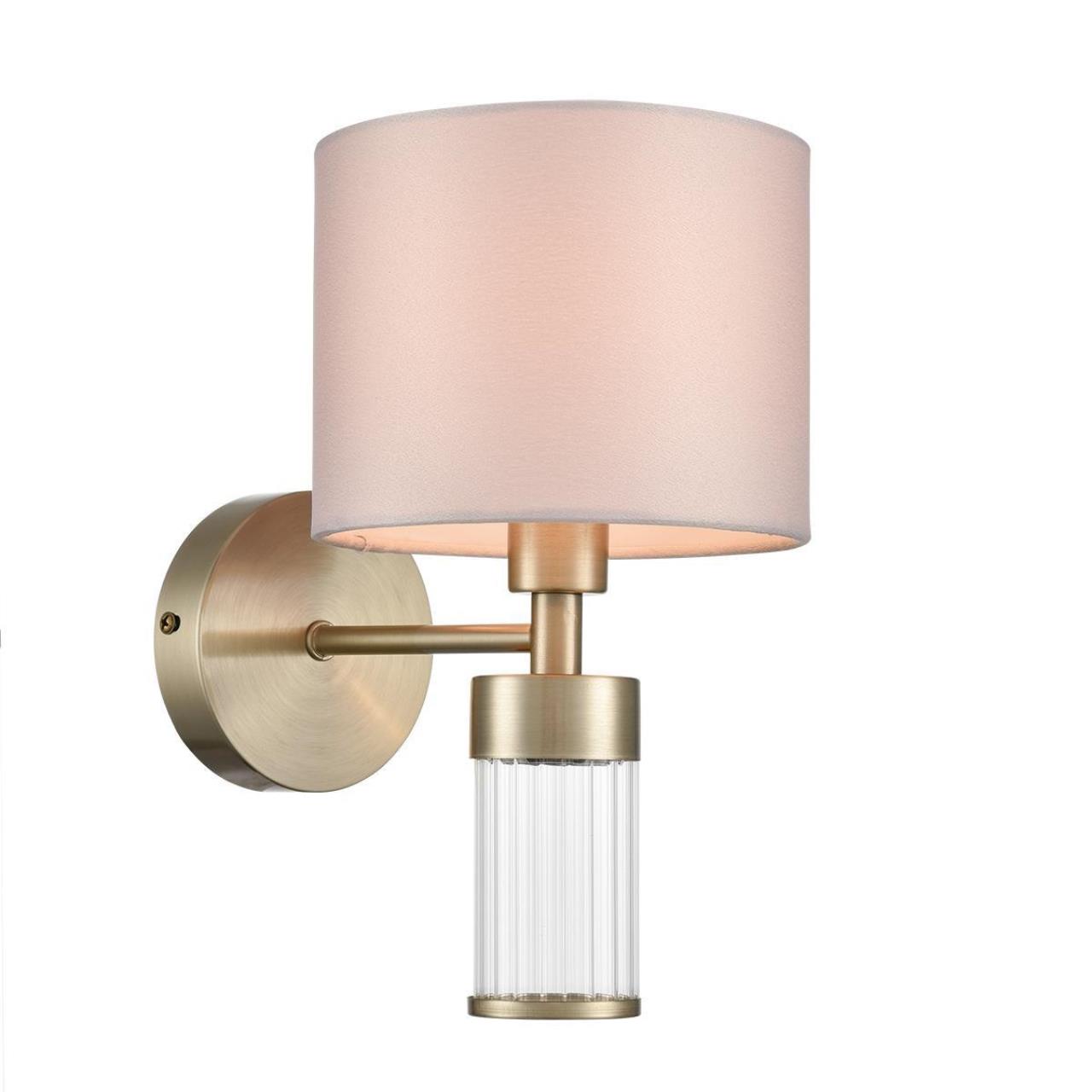 8109/1W MODERNI LN25 129 латунь титаниум/бежевый, металл/текстиль/стекло Бра E14 40W 220V DAMONA — изображение 3