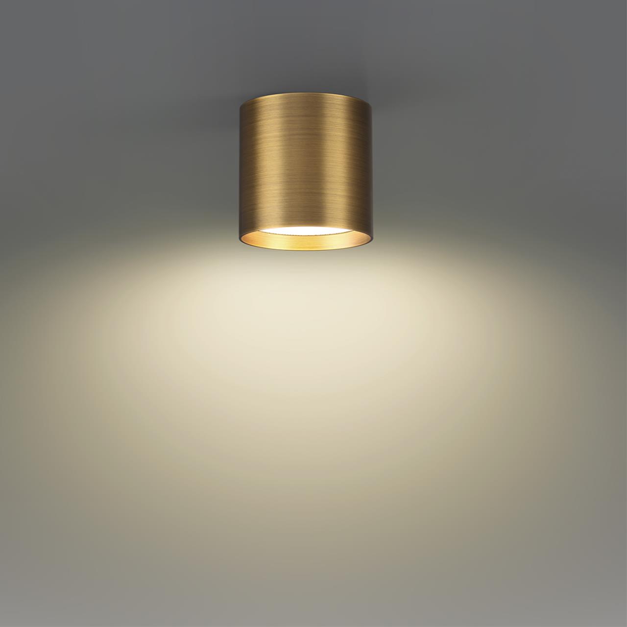 7128/8CL HIGHTECH ODL26 Потолочный светильник бронза/металл IP20 LED 8W 480Лм 3000K/4000K/6000K 120° 220-240V OBEN — изображение 6