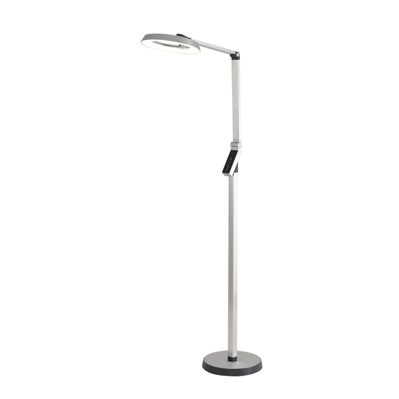 8333/15FL LEDIO серебро, металл/пластик Торшер LED 15W 3000/4000/6000K CCT/диммер/LCD 220-240V GENRI — изображение 3