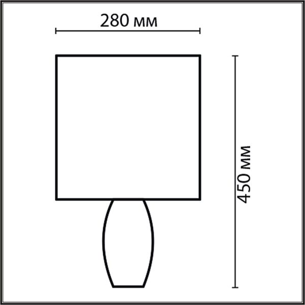 8122/1T COMFI LN25 000 синий, керамика/текстиль Настольная лампа E27 1*60W 220V LAPUNA — изображение 3