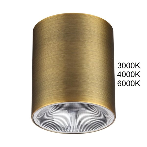 7137/12CL HIGHTECH ODL26 Потолочный светильник бронза/металл IP20 LED 12W 960Лм 3000K/4000K/6000K 36° 220-240V BRIM