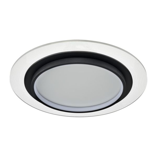 7732/80L MITRA LED SN 078 Светильник металл/акрил/белый/прозрачный/черный LED 80Вт 3000-6000К D480 IP20 пульт ДУ SUNNY — изображение 3