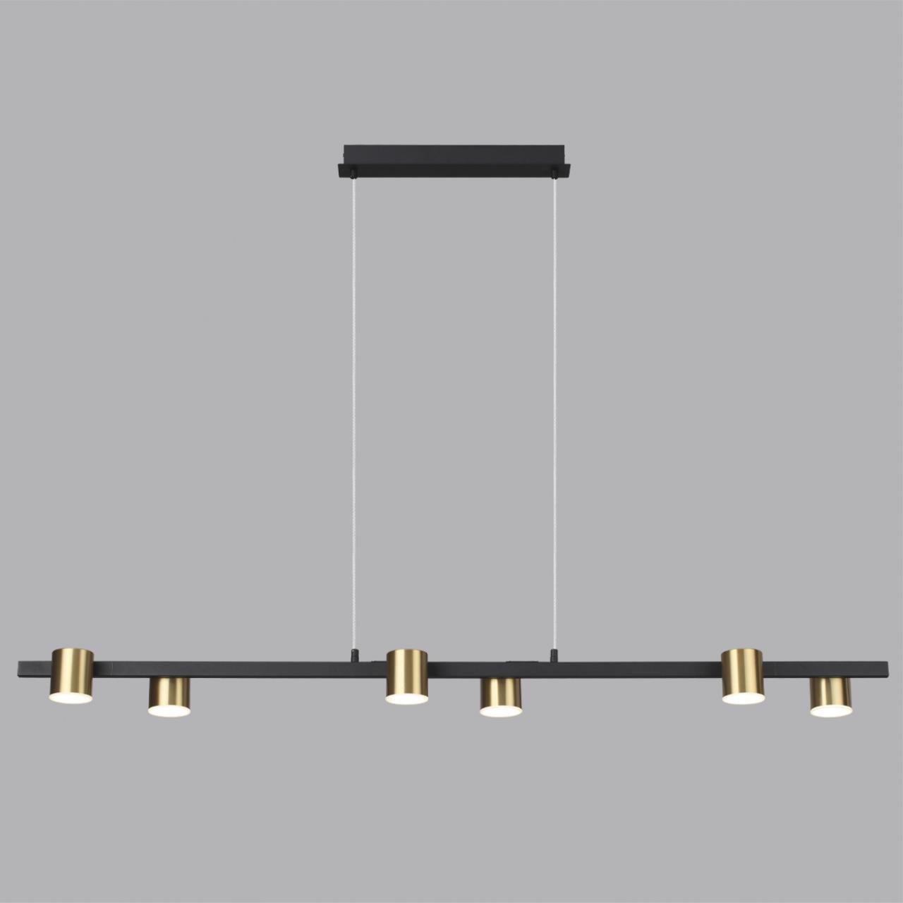 6532/40L LEDIO LN23 218 чёрный, латунь Светильник подвесной LED 40W 3000-6000K 1357Лм 220V FLINT — изображение 3