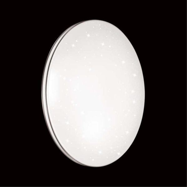 2051/DLN PALE SN 211 Светильник пластик/белый/хром LED 48Вт 3000/4000/6000K D410 IP43 CCT LEKA — изображение 4