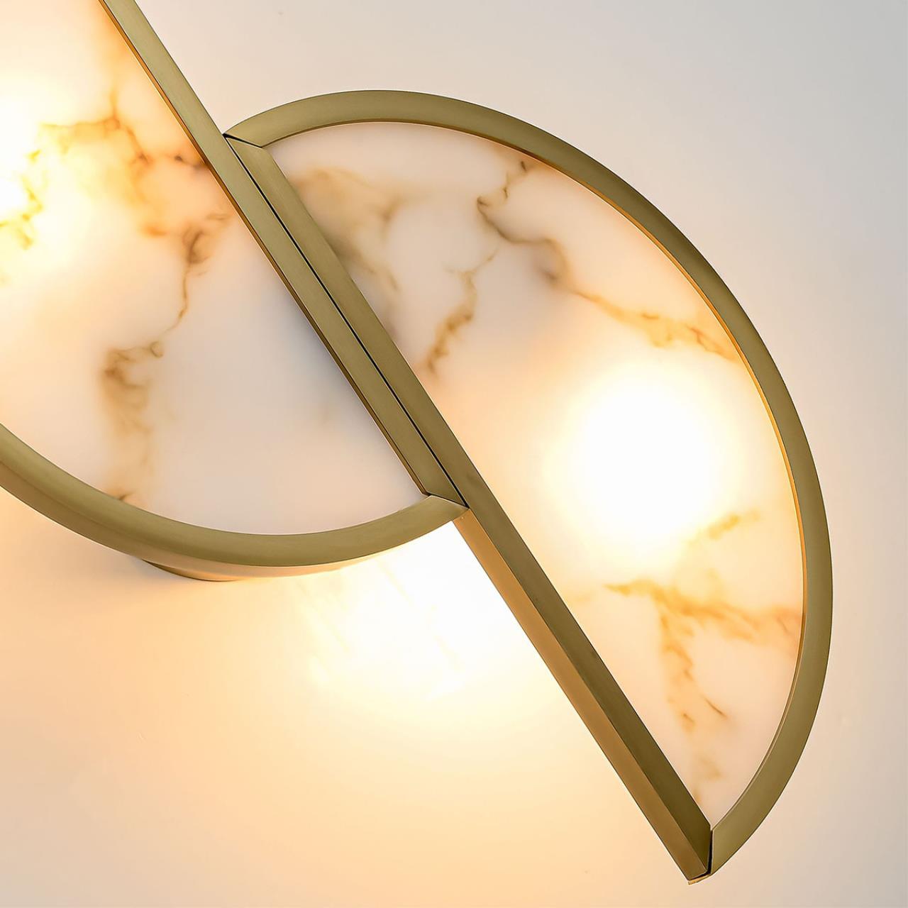 5447/2W L-VISION ODL25 Настенный светильник бронзовый/металл/акрил/искусственный алебастр IP20 2*G9 40W 220V TOSCANA — изображение 3