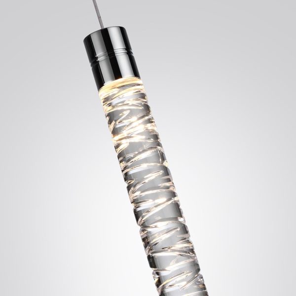 7146/5L L-VISION ODL26 Подвесной светильник  хром/стекло/металл IP20 LED 5W 540Лм 3000K 180° 220V PILAR — изображение 3