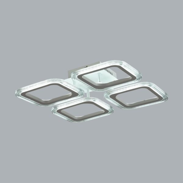 8026/42CL LEDIO LN24 белый/белый, металл/акрил Потолочный светильник с ПДУ LED 42W 3000-6000К 220V KVADRO — изображение 5