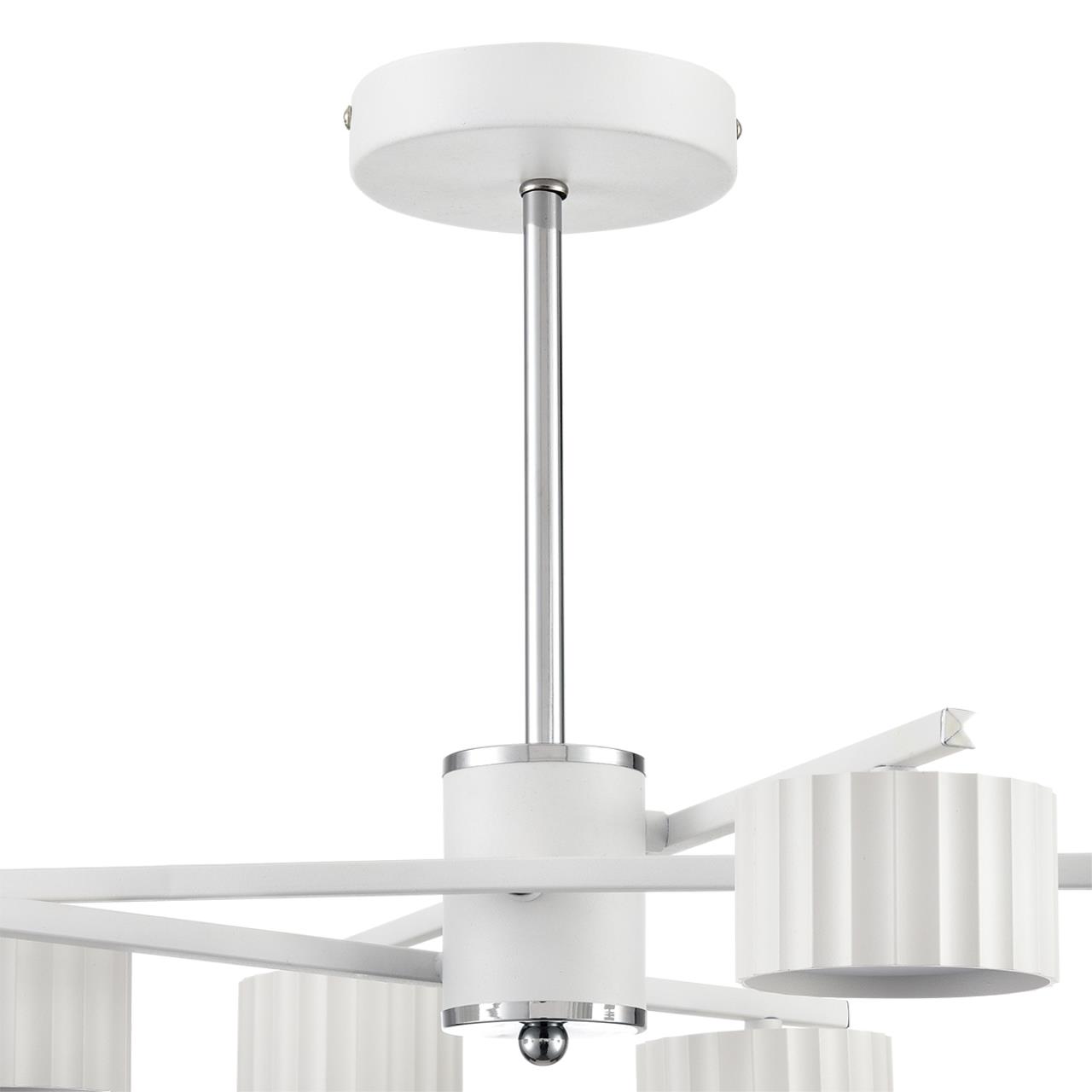 8241/6C COMFI LN25 202 белый/хром, металл Люстра потолочная LED GX53 6*7W 220V KARINA — изображение 5