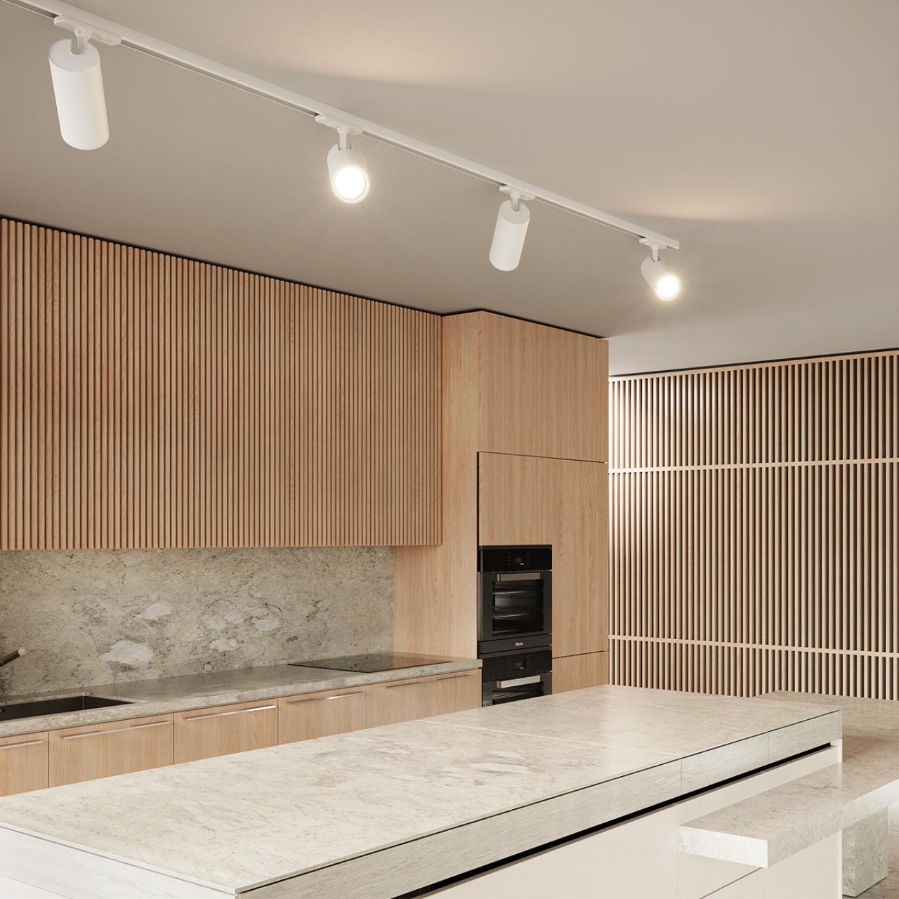 359160 PORT NT23 238 белый Светильник трековый однофазный трехжильный IP20 LED 24W 220V 4000К 2300Лм SELENE — изображение 5