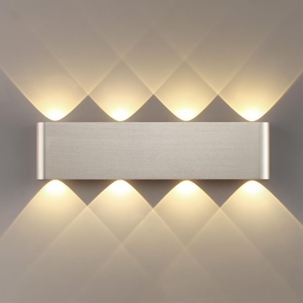 7106/8WL HIGHTECH ODL26 Настенный светильник матовый никель/металл IP20 LED 8W 3000K 220V MAGNUM