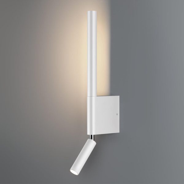 359435 OVER NT24 292 белый Светильник настенный с выключателем IP20 LED 5W+3W 220-240V 3000K 320Лм FERMO — изображение 4
