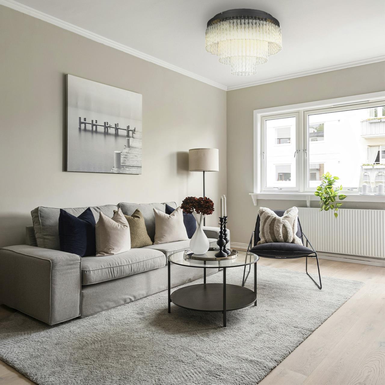 6576/11CR CLASSI LN24 черный/прозрачный/металл/стекло Люстра потолочная G9 11*20W 220V SPIRALS — изображение 5