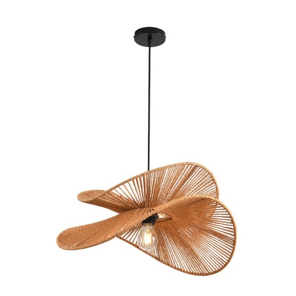8381/1 ECO LN черный/бежевый, металл/джутовый шнур Подвес E27 40W 220V ROPE — изображение 3