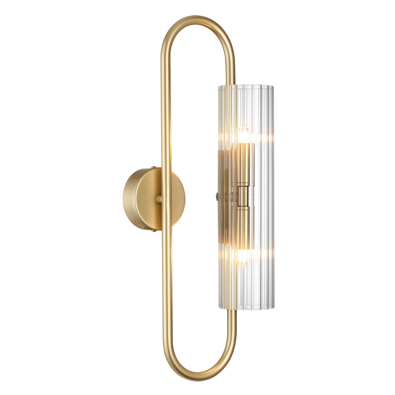 6560/2W SUSPENTIONI LN25 239 золотой/прозрачный/металл/стекло Бра G9 2*20W 220V TORONTO — изображение 3