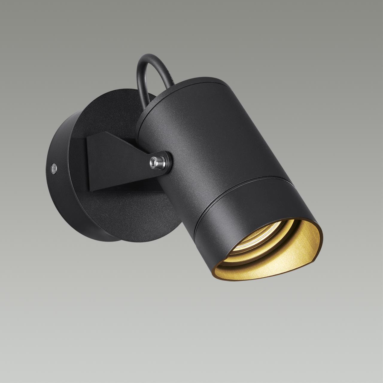 6647/10WL3 NATURE ODL25 725 черный/металл Настенный светильник IP54 LED 10W 3000K 38° AC85-265V STIMA — изображение 5