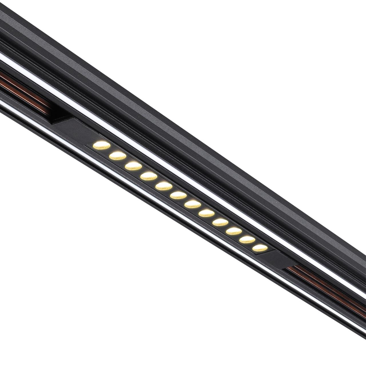 359511 SHINO NT24 126 черный Трековый светильник для низковольт. шинопровода арт.135179-135180 IP20 LED 12W 48V 3000K 580Лм FLUM — изображение 4