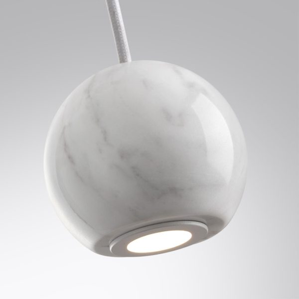 4359/5L MIDCENT ODL26 Подвесной светильник  мрамор/металл IP20 LED 5W 3000K 220V DEX — изображение 3