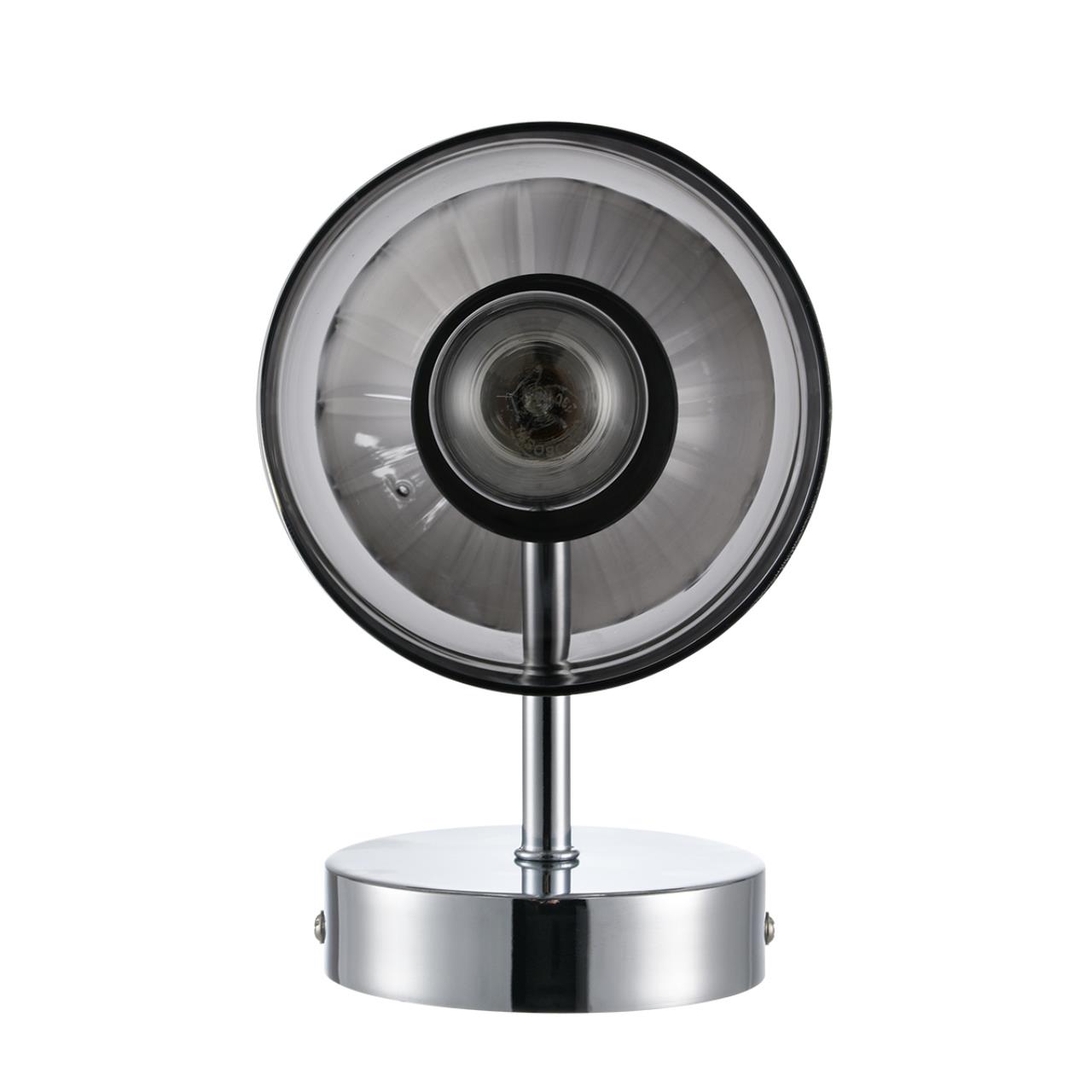 8114/2W MODERNI LN25 142 хром/дымчатый, металл/стекло Бра G9 30W + E14 40W 220V TAUNA — изображение 7