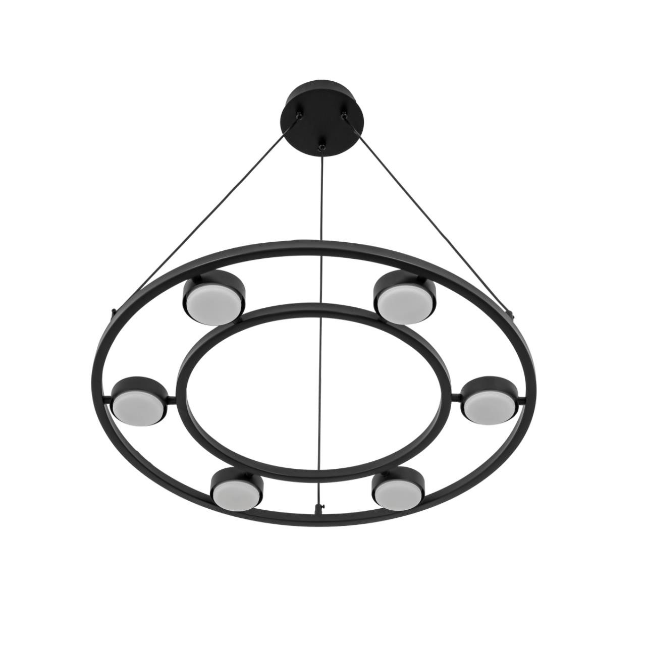 8340/6 MODERNI черный, металл Люстра подвесная GX53 LED 6*7W 220V TORINA — изображение 5