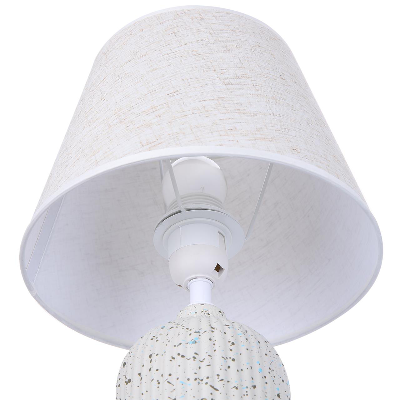 8217/1T CLASSI LN25 000 бежевый, керамика/текстиль Настольная лампа Е27 1*60W 220V FANNA — изображение 5