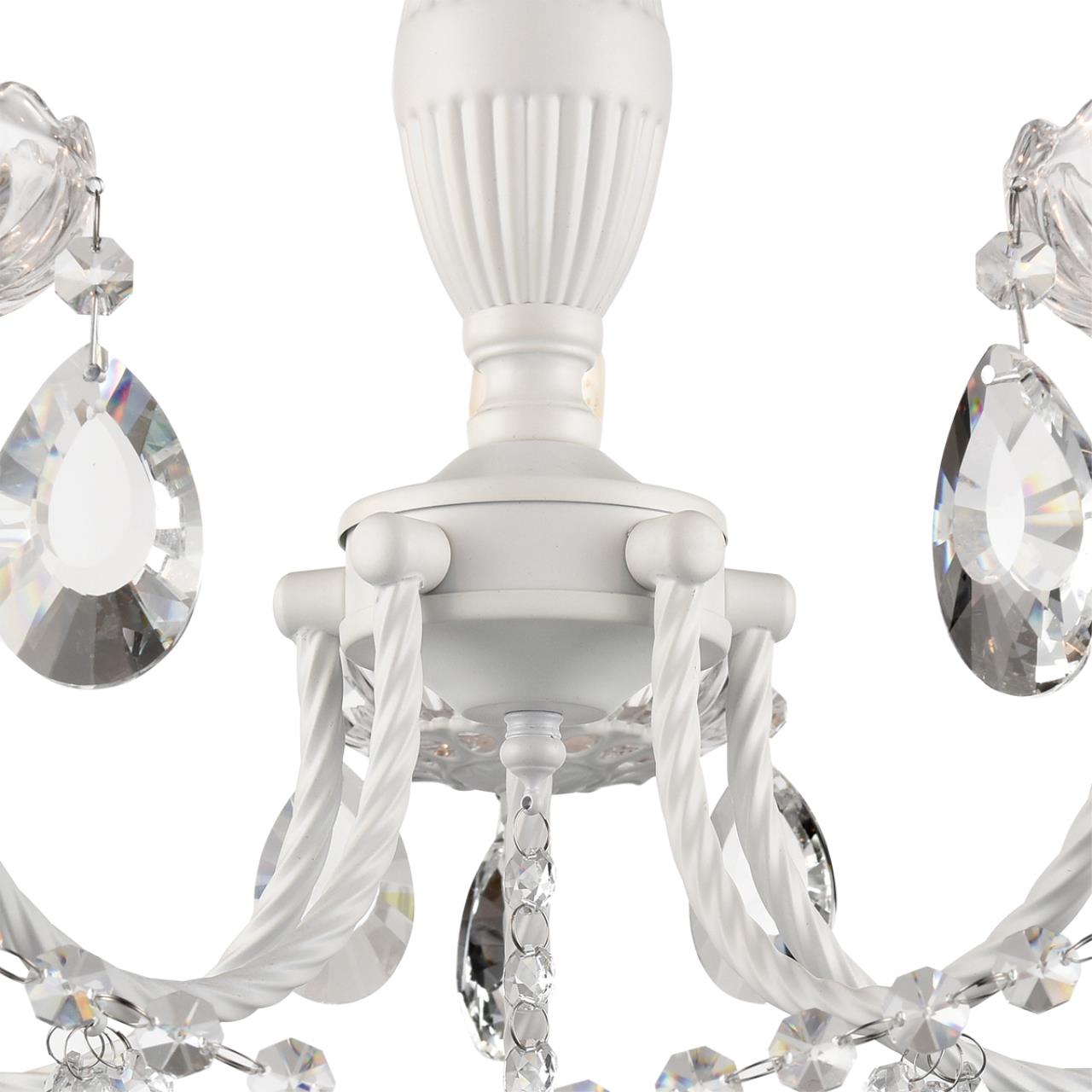 8189/5 CLASSI LN25 23 белый, металл/хрусталь Люстра E14 5*40W 220V SNOW — изображение 4