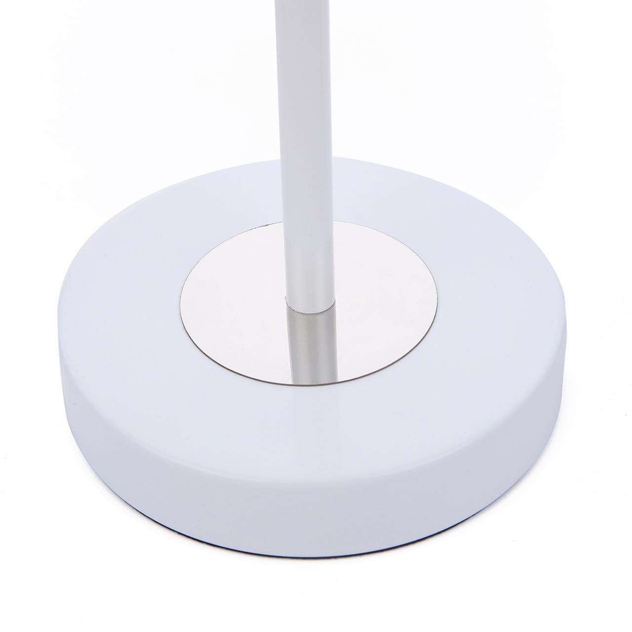 8253/1TL LEDIO LN25 393 серебро/белый/прозрачный, металл/акрил Настольная лампа LED 7W 4000К 220V SATIANA — изображение 4