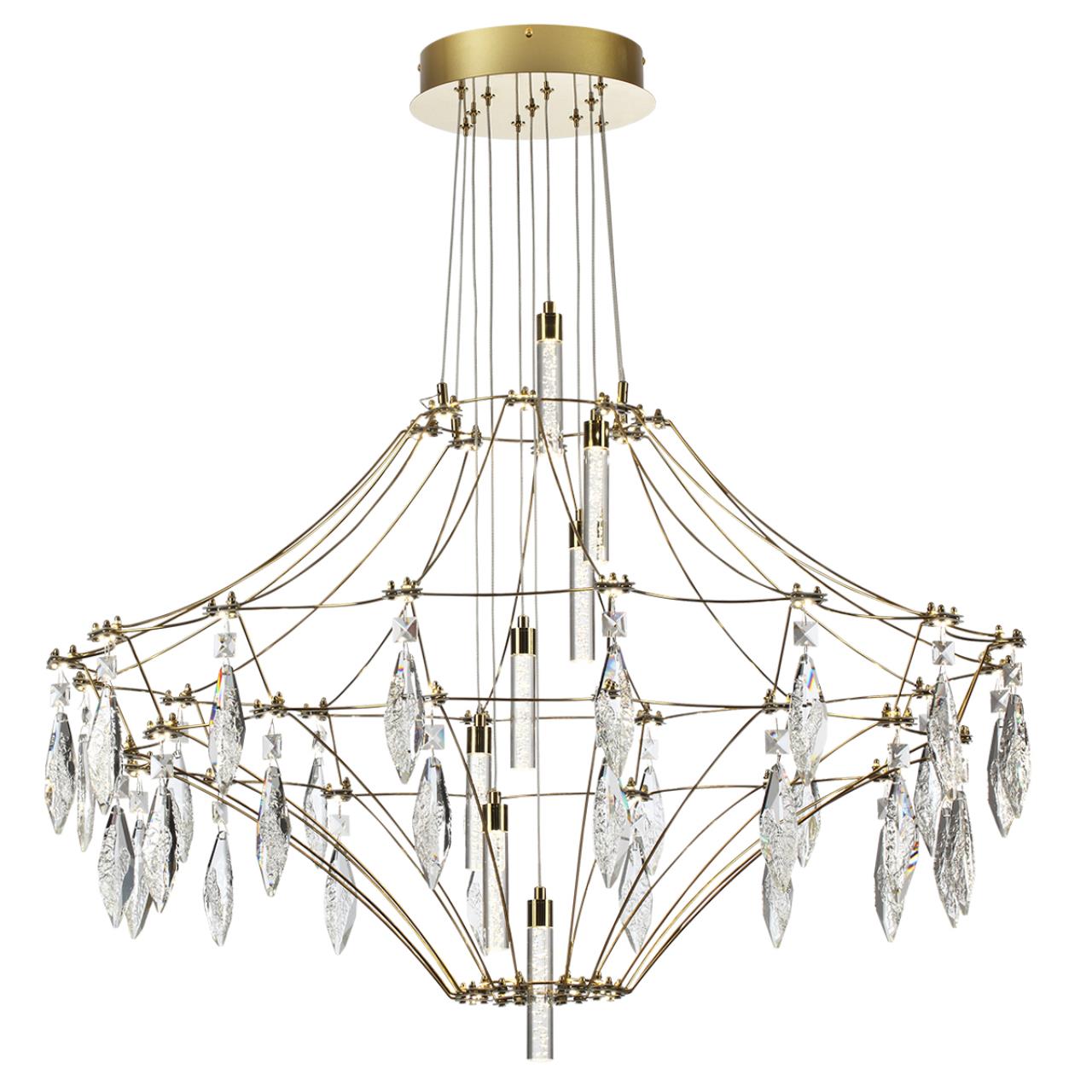 7000/51CL CLASSIC ODL_EX25 83 Потолочный светильник металл/хрусталь/нерж сталь IP20 LED 51W 4000K 220-240V FLAMENCO — изображение 4