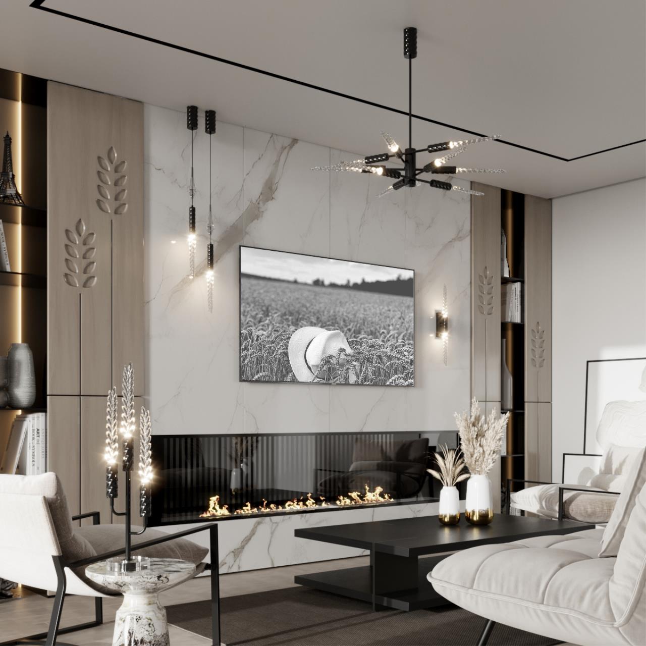 5459/5WL L-VISION ODL_EX26 черный глянцевый/прозрачн./металл/стекло Настенный светильник LED 5W (2*2.5W) 3000K 207Лм KOLOS — изображение 6