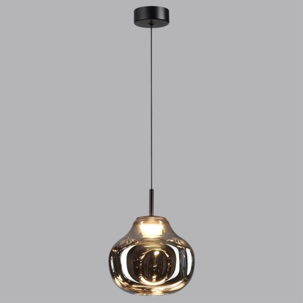 5097/4LC PENDANT ODL25 421 черный/дымчатый/металл/стекло Подвес LED 4W 4000K 388Лм VASO — изображение 5