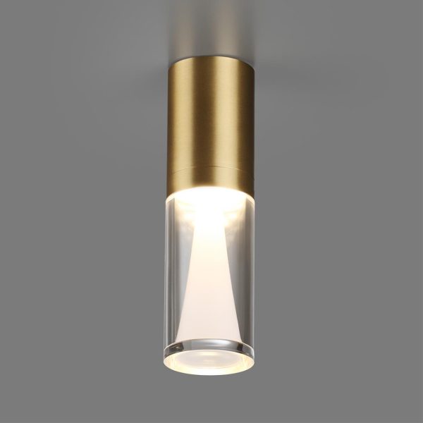 7144/4CL HIGHTECH ODL26 Потолочный светильник  античная бронза/акрилл/металл IP20 LED 4W 280Лм 3000K 180° 220V DEFANCE — изображение 5