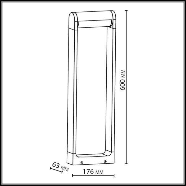 7118/12GL NATURE ODL25 Ландшафтный светильник  коричневый/металл IP65 LED 12W 900Лм 3000K 120° 220-240V TWINSET — изображение 5