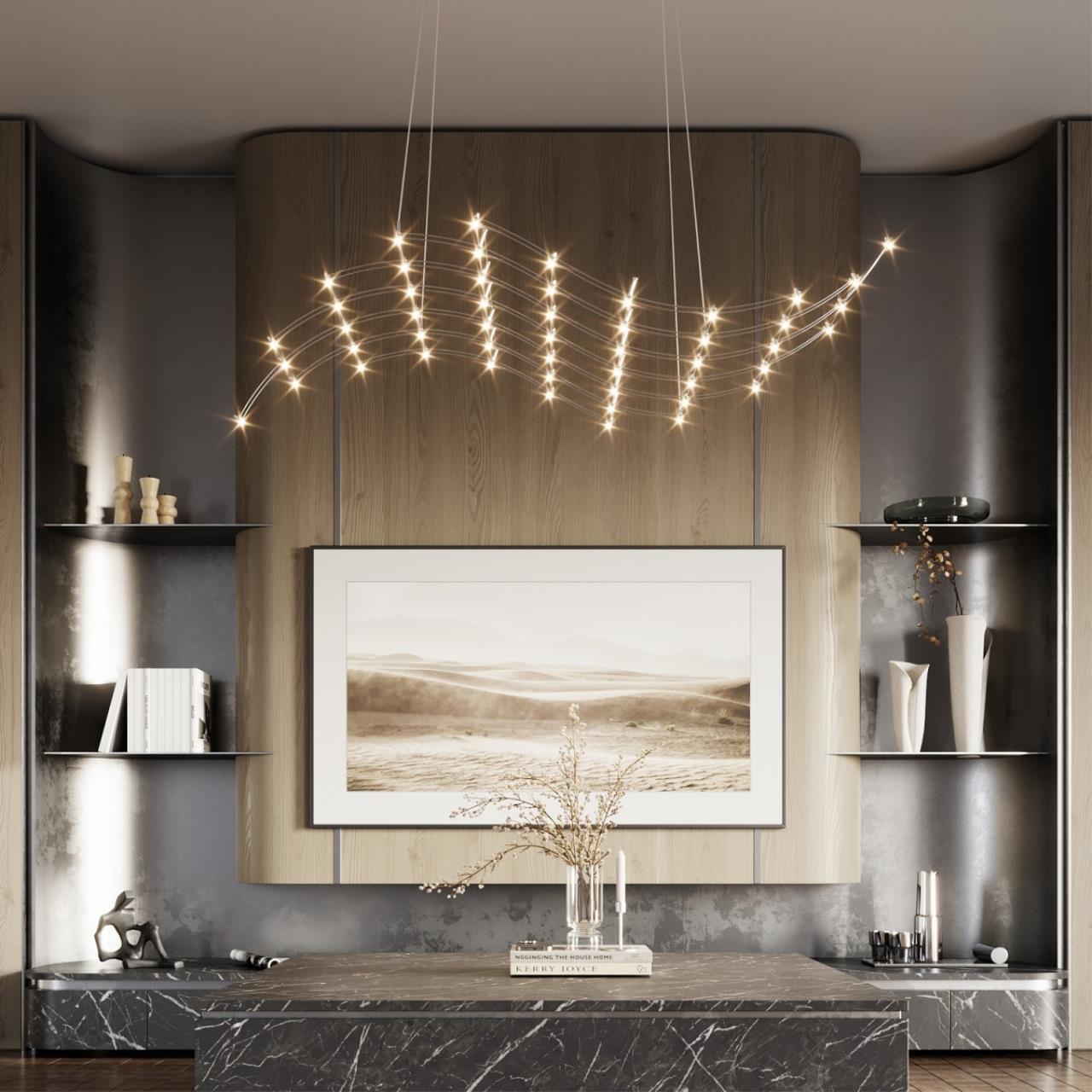 7057/45L HIGHTECH ODL25 507 Подвесной светильник нерж/сталь IP20 LED 3000K 220V WELKIN — изображение 6