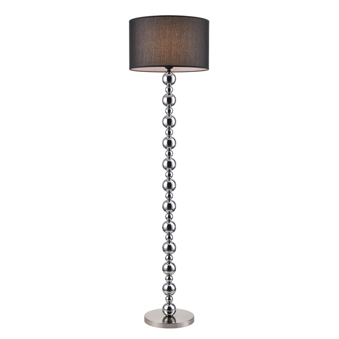 8079/1F NEOCLASSI LN25 369 хром/черный металл/текстиль Торшер E27 1*60W 220V NAVILA — изображение 3