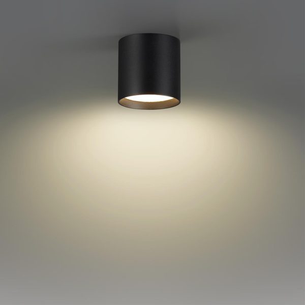 7129/8CL HIGHTECH ODL26 Потолочный светильник черный/металл IP20 LED 8W 480Лм 3000K/4000K/6000K 120° 220-240V OBEN — изображение 6
