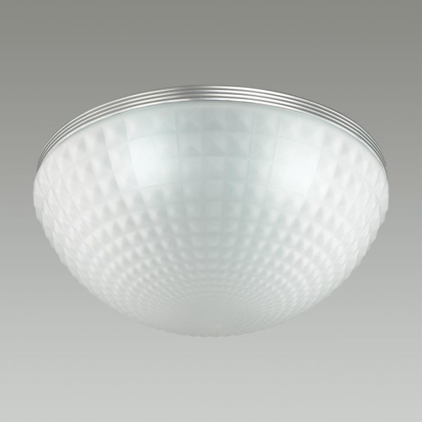 4937/4C MODERN ODL22 517 серебритстый/белый/стекло Потолочный светильник E14 4*40W MALAGA — изображение 5