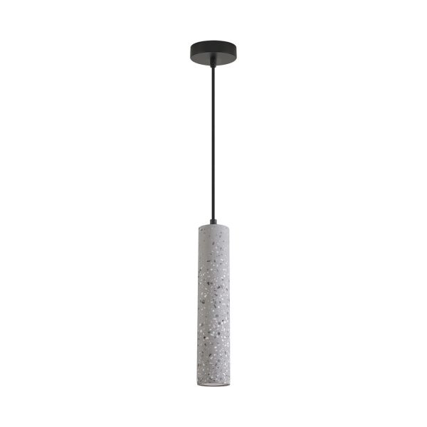 8357/1A SUSPENTIONI черный/серый, металл/цемент Подвес GU10 LED 5W 220V SHAMAREL