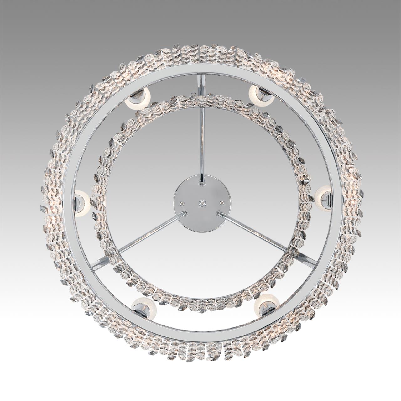 8244/6C CLASSI LN25 150 хром, металл/хрусталь Люстра потолочная E14 6*40W 220V LAYLA — изображение 5