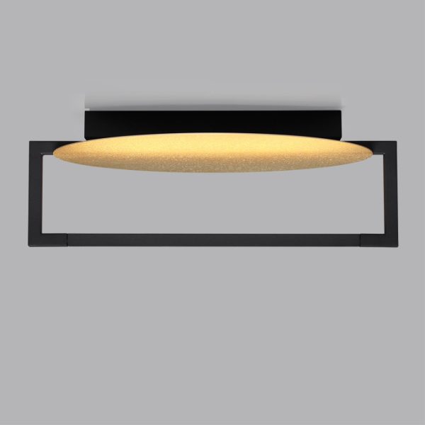 7016/15WL HIGHTECH ODL25 255 золотой ice crack/металл/акрил Настенно-потолочный светильник IP20 LED поворотный 360° 1*15W LUNAR — изображение 3