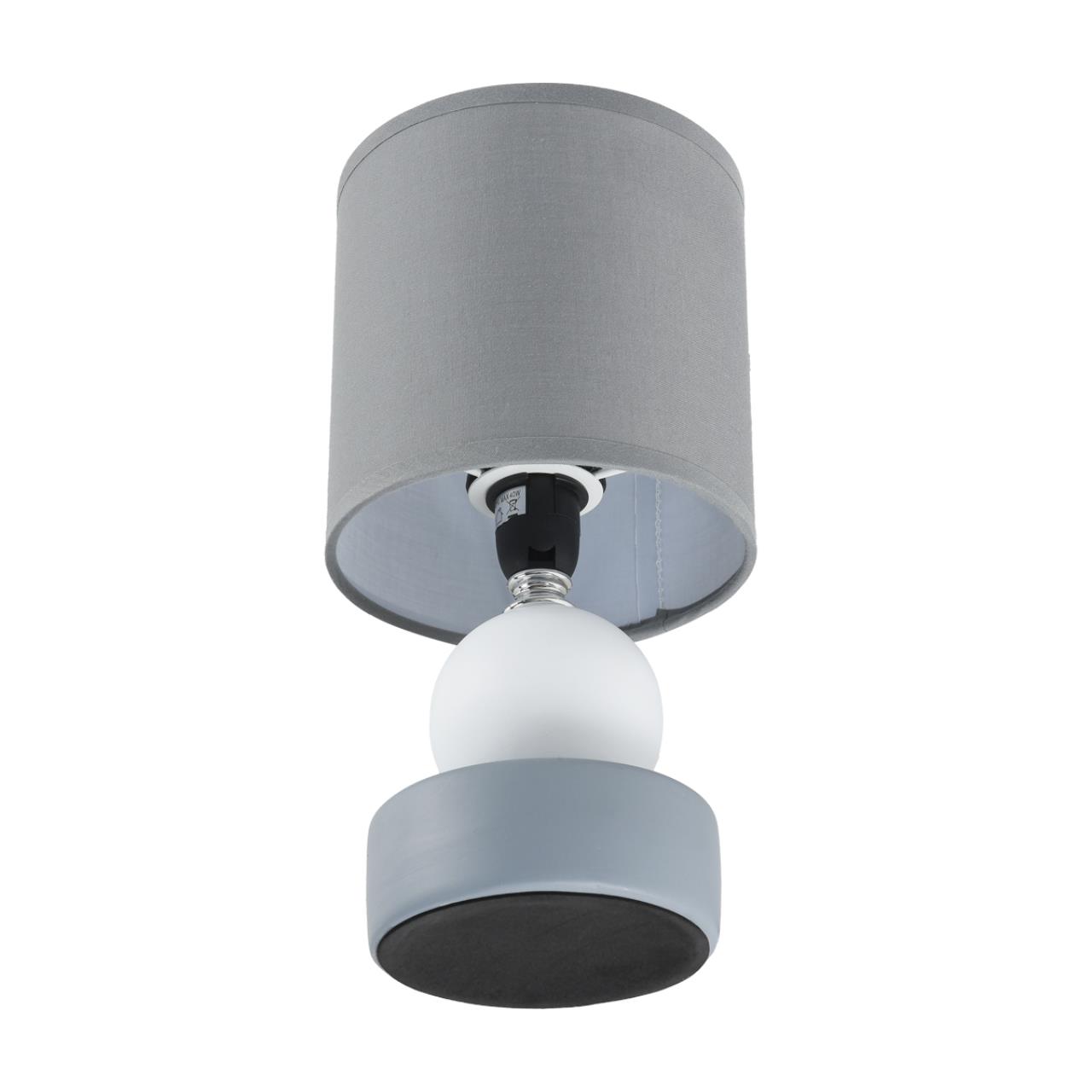 8181/1T MODERNI LN25 000 серый, керамика/текстиль Настольная лампа E14 1*40W 220V LALANA — изображение 4