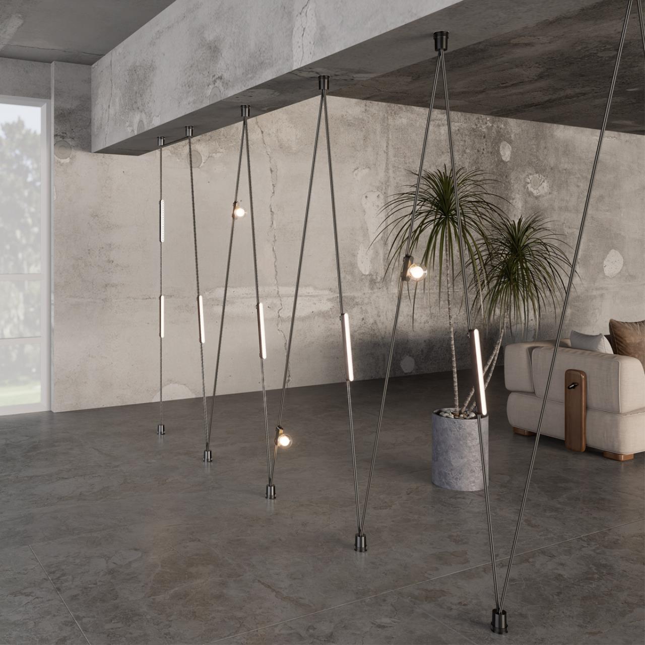 359477 SHINO NT24 108 черный Трековый смарт-светильник для низковольтного шинопровода с двумя режимами работы IP20 LED 6W 24V 3000-6000K EASY — изображение 6