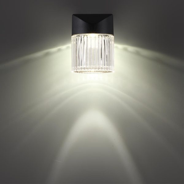 359291 STREET NT24 000 черный Светильник ландшафтный настенный IP65 LED 7W 4000K 175-265V ESTIMA — изображение 5